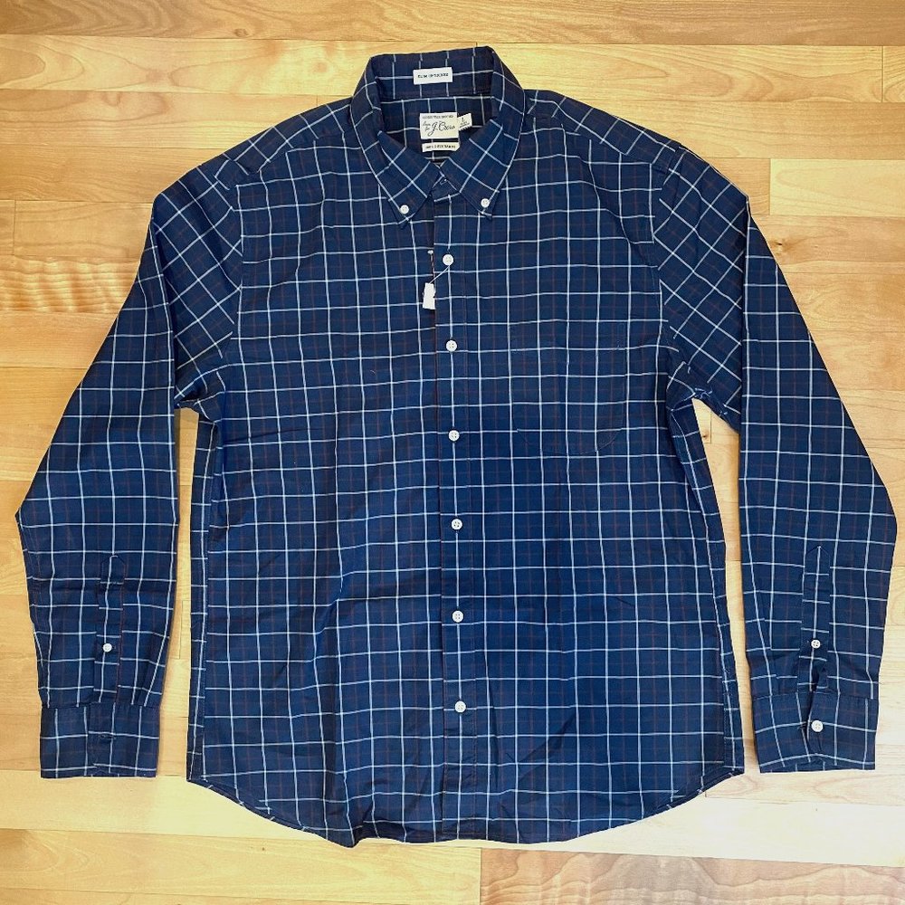J. Crew Secret Wash Cotton Poplin Shirt